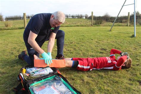 first aid in football courses